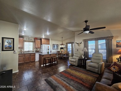 Meticulously maintained 2BD, 2BA home with two storage sheds and on Viewpoint Golf Resort in Arizona - for sale on GolfHomes.com, golf home, golf lot