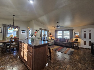 Meticulously maintained 2BD, 2BA home with two storage sheds and on Viewpoint Golf Resort in Arizona - for sale on GolfHomes.com, golf home, golf lot