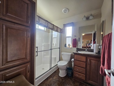 Meticulously maintained 2BD, 2BA home with two storage sheds and on Viewpoint Golf Resort in Arizona - for sale on GolfHomes.com, golf home, golf lot
