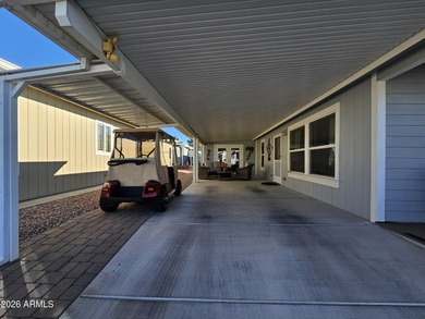 Meticulously maintained 2BD, 2BA home with two storage sheds and on Viewpoint Golf Resort in Arizona - for sale on GolfHomes.com, golf home, golf lot