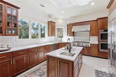 Nestled on the renovated Oakridge #1 fairway in The Landings on The Landings Club - Oakridge in Georgia - for sale on GolfHomes.com, golf home, golf lot