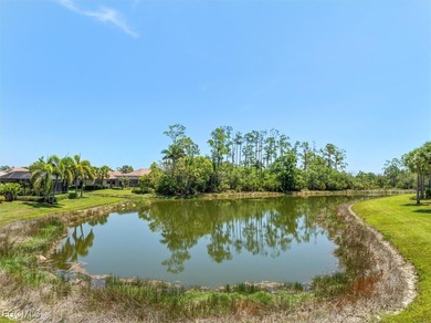 A watefront, single family detached, pool home in Trieste on Pelican Preserve Golf Club in Florida - for sale on GolfHomes.com, golf home, golf lot