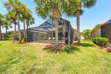 A watefront, single family detached, pool home in Trieste on Pelican Preserve Golf Club in Florida - for sale on GolfHomes.com, golf home, golf lot