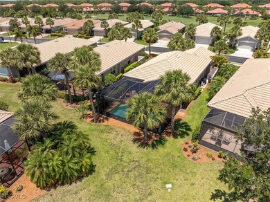 A watefront, single family detached, pool home in Trieste on Pelican Preserve Golf Club in Florida - for sale on GolfHomes.com, golf home, golf lot