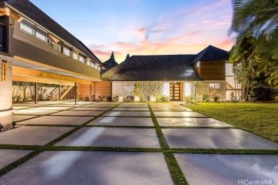 Welcome to 4821 Kaimoku Way, a masterpiece of modern luxury on Waialae Country Club in Hawaii - for sale on GolfHomes.com, golf home, golf lot