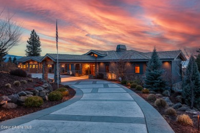 Soar with the eagles in this close-in stunning custom lake Coeur on Coeur D Alene Resort Golf Course in Idaho - for sale on GolfHomes.com, golf home, golf lot