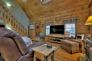 FURNISHED CABIN!!  Charming 3-Bedroom, 3-Bath Log Cabin in the on White Path Golf Club in Georgia - for sale on GolfHomes.com, golf home, golf lot