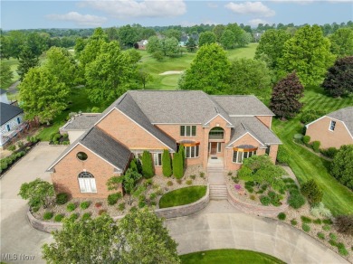 Welcome to this breathtaking brick estate, perfectly positioned on Glenmoor Country Club in Ohio - for sale on GolfHomes.com, golf home, golf lot