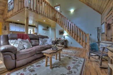 FURNISHED CABIN!!  Charming 3-Bedroom, 3-Bath Log Cabin in the on White Path Golf Club in Georgia - for sale on GolfHomes.com, golf home, golf lot