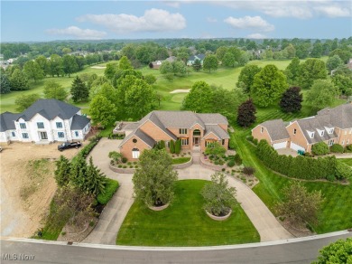 Welcome to this breathtaking brick estate, perfectly positioned on Glenmoor Country Club in Ohio - for sale on GolfHomes.com, golf home, golf lot