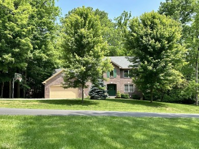 Welcome to this stunning two-story home nestled in one of the on Foxcliff Golf Club in Indiana - for sale on GolfHomes.com, golf home, golf lot