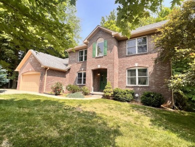 Welcome to this stunning two-story home nestled in one of the on Foxcliff Golf Club in Indiana - for sale on GolfHomes.com, golf home, golf lot