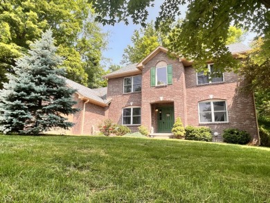 Welcome to this stunning two-story home nestled in one of the on Foxcliff Golf Club in Indiana - for sale on GolfHomes.com, golf home, golf lot