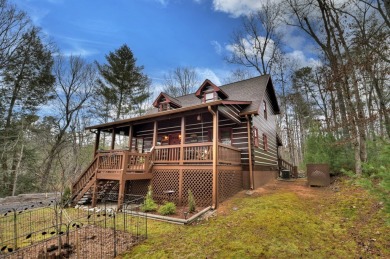 FURNISHED CABIN!!  Charming 3-Bedroom, 3-Bath Log Cabin in the on White Path Golf Club in Georgia - for sale on GolfHomes.com, golf home, golf lot