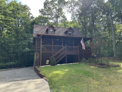 FURNISHED CABIN!!  Charming 3-Bedroom, 3-Bath Log Cabin in the on White Path Golf Club in Georgia - for sale on GolfHomes.com, golf home, golf lot