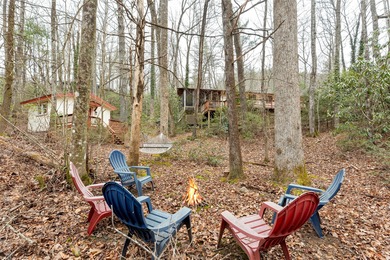 Enjoy a private 0.75-acre setting with the year-round sounds of on Sapphire National Golf Club in North Carolina - for sale on GolfHomes.com, golf home, golf lot