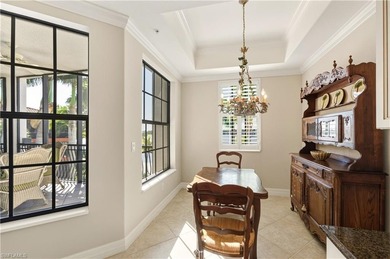 Wake-up to beachfront serenity & panoramic lake views from this on Miromar Lakes Golf Club in Florida - for sale on GolfHomes.com, golf home, golf lot