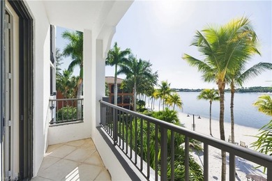 Wake-up to beachfront serenity & panoramic lake views from this on Miromar Lakes Golf Club in Florida - for sale on GolfHomes.com, golf home, golf lot