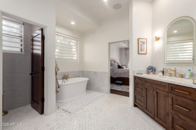 Perched in the prestigious gated community of Troon Ridge on Troon Country Club in Arizona - for sale on GolfHomes.com, golf home, golf lot