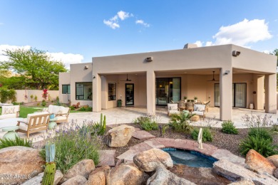 Perched in the prestigious gated community of Troon Ridge on Troon Country Club in Arizona - for sale on GolfHomes.com, golf home, golf lot