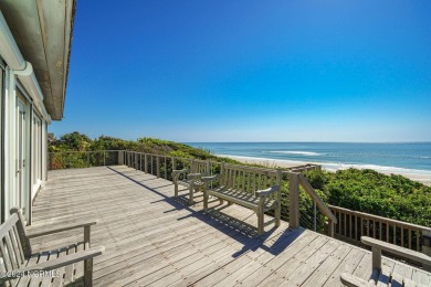 This classic, oceanfront four-bedroom home with an elevator is on The Country Club of the Crystal Coast in North Carolina - for sale on GolfHomes.com, golf home, golf lot