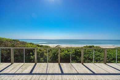 This classic, oceanfront four-bedroom home with an elevator is on The Country Club of the Crystal Coast in North Carolina - for sale on GolfHomes.com, golf home, golf lot