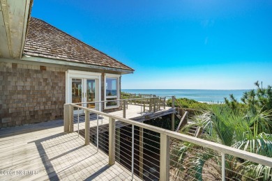 This classic, oceanfront four-bedroom home with an elevator is on The Country Club of the Crystal Coast in North Carolina - for sale on GolfHomes.com, golf home, golf lot