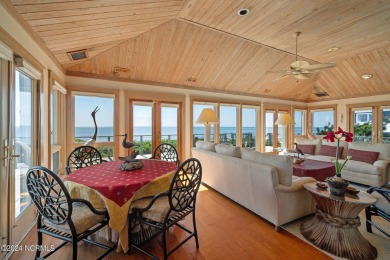 This classic, oceanfront four-bedroom home with an elevator is on The Country Club of the Crystal Coast in North Carolina - for sale on GolfHomes.com, golf home, golf lot