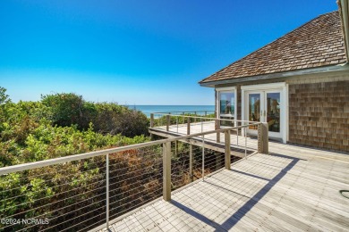 This classic, oceanfront four-bedroom home with an elevator is on The Country Club of the Crystal Coast in North Carolina - for sale on GolfHomes.com, golf home, golf lot