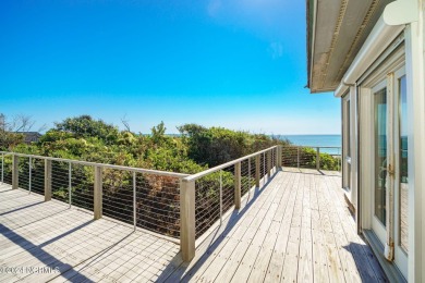 This classic, oceanfront four-bedroom home with an elevator is on The Country Club of the Crystal Coast in North Carolina - for sale on GolfHomes.com, golf home, golf lot