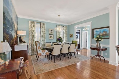 Exquisite 2024 craftsman overlooking the 2nd green of the Broad on The Tradition Golf Club At Broad Bay in Virginia - for sale on GolfHomes.com, golf home, golf lot