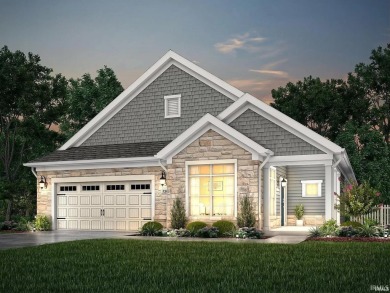 MAINTENANCE FREE, means no mowing and no shoveling snow this on Coyote Crossing Golf Course in Indiana - for sale on GolfHomes.com, golf home, golf lot