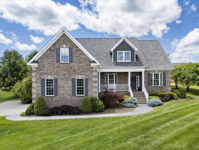 Experience elevated living in this custom-built Cape Cod home on Pete Dye River Course of Virginia Tech in Virginia - for sale on GolfHomes.com, golf home, golf lot