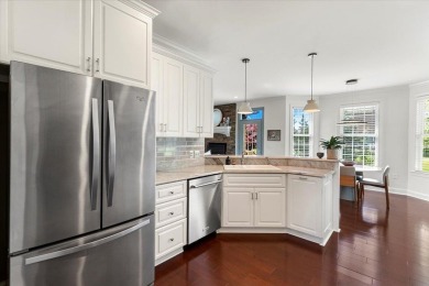Experience elevated living in this custom-built Cape Cod home on Pete Dye River Course of Virginia Tech in Virginia - for sale on GolfHomes.com, golf home, golf lot