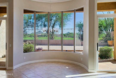 Offering spectacular mountain & golf course views from the on Legend Trail Golf Club in Arizona - for sale on GolfHomes.com, golf home, golf lot