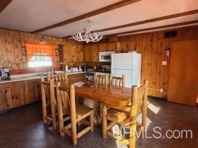 Enjoy the quaint rustic ambience of this northwoods cottage on Wyandotte Hills Golf Course in Michigan - for sale on GolfHomes.com, golf home, golf lot