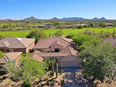 Offering spectacular mountain & golf course views from the on Legend Trail Golf Club in Arizona - for sale on GolfHomes.com, golf home, golf lot