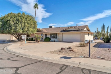 This beautifully upgraded single-story home offers 2 bedrooms, 1 on Stardust Golf Course in Arizona - for sale on GolfHomes.com, golf home, golf lot