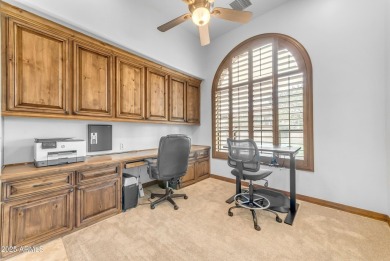 Located in the exclusive gated community of Rock Canyon II at on Las Sendas Golf Club in Arizona - for sale on GolfHomes.com, golf home, golf lot