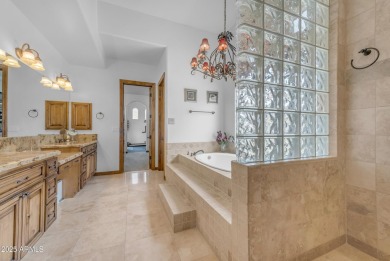 Located in the exclusive gated community of Rock Canyon II at on Las Sendas Golf Club in Arizona - for sale on GolfHomes.com, golf home, golf lot