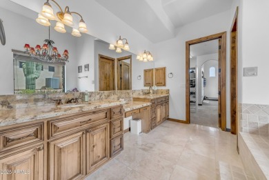 Located in the exclusive gated community of Rock Canyon II at on Las Sendas Golf Club in Arizona - for sale on GolfHomes.com, golf home, golf lot