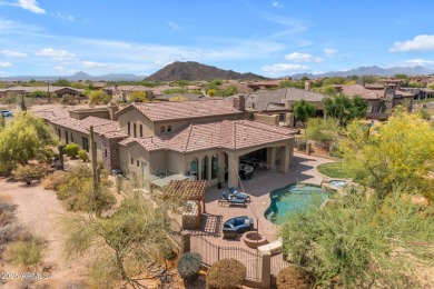 Located in the exclusive gated community of Rock Canyon II at on Las Sendas Golf Club in Arizona - for sale on GolfHomes.com, golf home, golf lot