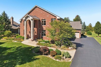 This custom all-brick estate offers rare scale, construction on RedTail Golf Club in Illinois - for sale on GolfHomes.com, golf home, golf lot