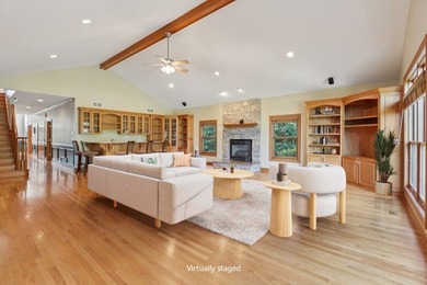 This custom all-brick estate offers rare scale, construction on RedTail Golf Club in Illinois - for sale on GolfHomes.com, golf home, golf lot