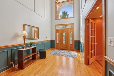 This custom all-brick estate offers rare scale, construction on RedTail Golf Club in Illinois - for sale on GolfHomes.com, golf home, golf lot