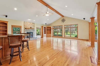 This custom all-brick estate offers rare scale, construction on RedTail Golf Club in Illinois - for sale on GolfHomes.com, golf home, golf lot