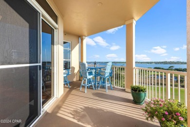 Peaceful views of Grand Lagoon. St. Andrews Bay, and the Gulf of on Bay Point Resort Golf Club in Florida - for sale on GolfHomes.com, golf home, golf lot