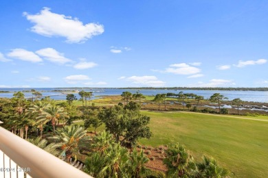 Peaceful views of Grand Lagoon. St. Andrews Bay, and the Gulf of on Bay Point Resort Golf Club in Florida - for sale on GolfHomes.com, golf home, golf lot