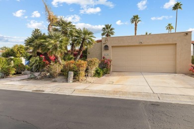 Charming condominium featuring a welcoming, walled courtyard on Thunderbird Country Club in California - for sale on GolfHomes.com, golf home, golf lot