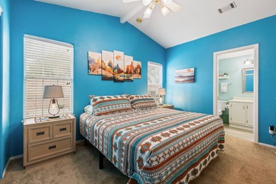 This cute Oakmont has 2 bedrooms & 2 baths. Bright & cheery open on Augusta Ranch Golf Club in Arizona - for sale on GolfHomes.com, golf home, golf lot